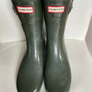 Hunter Refined Short Gloss Rain Boot